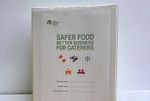 2025 Safer food better business for caterers +12 month Diary + 12 Temp + A4 sign
