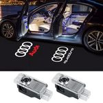 2x For Audi A1 A3 A4 A5 Q3 Q5 Q7 A6 A7 S3 S4 S5 R8 HD Door Shadow Welcome Light
