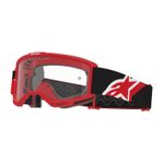 Alpinestars 2026 Vision OTG Motocross Goggles Red Black White Clear