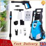 1800W Electric Pro Pressure Washer High Power Jet Wash Garden Car Patio Cleaner