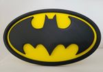 DC Batman Inspired Oval Wall Sign Logo Man Cave Cinema Room Display