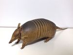 stuffed animals, Real Nine-banded armadillo (Dasypus novemcinctus)...