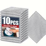 Solara Lux Non-Scratch Wire Dishcloths, Quick Dry Metal Scourer Rags 20 Pack