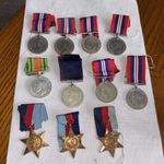 11 British WW2 Medals 