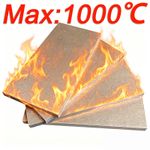1000C High Temp Mica Board Heat Insulation Sheet Fireproof Furnace Kiln Gasket