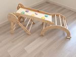  Climbing Frame - Pikler Triangle, Arch, Slide & Cushion, Ages 1–3 (80% Off)