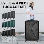 XPLR 3 / 4 PC Hard Shell PP Luggage Set - Suitcase 32” Large Single Case Option
