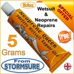 Neoprene Glue 5g Repair Mend Rips Tears Wetsuit Angling Fishing Waders Wellies