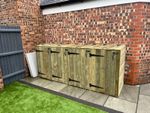 wheelie bin storage unit DOUBLE TRIPLE QUAD WITH SHELF ANY SIZE QUOTE