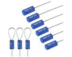 50 x Numbered Security Cable Seals Tamper Proof Steel Wire Cable Tags Pull-Tite