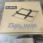LPL Enlarging Easel Mask 30x25cm 12x10" 2-Blade Adjustable Metal Made in Japan