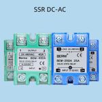 SSR Solid State Relay 10A - 100A Single Phase 4-32V DC / 4-32V DC 24-480V AC