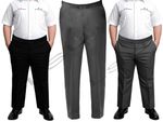 BOYS STURDY FIT ALL AROUND FULL ELASTICATED,GENEROUS FIT SCHOOL PULL UP TROUSERS