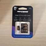 Nextbase 32GB U3 MicroSD Card V30 Dash Cam Memory Card 4K + SD Adapter NEW