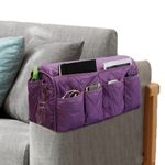 14 Pockets Sofa Arm Rest TV Remote Control Tidy Organizer Holder Chair Couch Bag