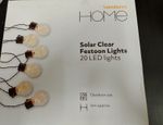 20 Solar Clear Bulbs Festoon lights