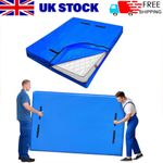 Large Duty Mattress Moving Cover Bag Self Sealing Resuable Zipper Storage Bag UK