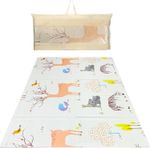 Foldable Baby Play Mat 200 x 180cm Waterproof Soft Crawling Floor Rug Kids Mat