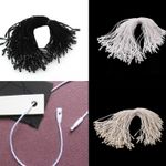 Nylon String Hang Tag Rope Cords Snap Lock for Clothing Tags Label 100-1000X