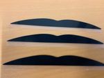 MDX ROLL OFF VISOR (MUD FLAPS) PACK OF 3 UNIVERSAL ROLL OFF VISOR MX GOGGLES 