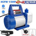 4CFM 1/3HP 1 Stage Vacuum Pump Air Conditioning Refrigeration HAVC R410a R134