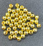 Gold 3mm / 4mm Metal Fly Tying Beads - 4mm - Lure Fly Fishing