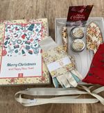 Ladies Luxury Christmas Gardening Set Gift Boxed Trowel,Fork,gloves, Socks,candl