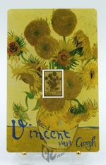 Sunflowers - Vincent van Gogh Collection 1/1000 Oz 999 Gold Medal