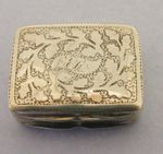 Georgian Solid Sterling Silver Vinaigrette Birmingham 1825