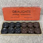 Bakelite Interlocking Draughts Set Peter Pan Series Made in England Vintage