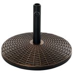 Outsunny 25KG Patio Weighted Umbrella Base Parasol Holder Outdoor Stand