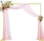 3x3m/10x10ft  Wedding Backdrop Stand Pipe Stage Flower Rack Arch Iron Party Door
