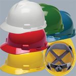 MENS HARD HAT SAFETY HELMET CONSTRUCTION BUILDERS SITE HEAD PROTECTION UNISEX