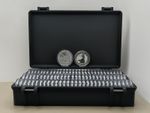 90x 1oz Silver Coin Capsule Storage Box, Britannia, American Eagle, ChinesePanda