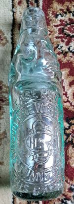 Stroud brewery 10 oz codd bottle rarer version.
