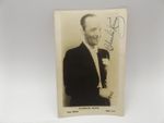 HAND SIGNED 5.5" x 3.5" PHOTO CARD - CHARLIE KUNZ - BANDLEADER PIANIST