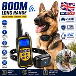 800M Electric Pet Dog Training Shock E-Collar Anti-Bark Obedience Remote LCD
