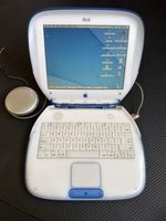 Apple iBook G3 Clamshell Indigo M6411 Good Working Condition 10GB HDD
