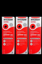 Hycosan Extra 3x pack Preservative Free DRY Eye Drops RECOMMENDED BY OPTICIANS