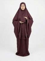 Praying Clothes Travel Set 3 Pieces Includes Prayer Mat and Compact Travel Bag