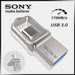 2TB High Speed PenDrive USB Flash Drive Metal Pendrive Type-C Swapable Port