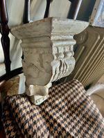 Fantastic White Wood Carved Victorian Corbel