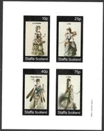Staffa Scotland, 1982, Costumes, MNH Imperf M/S Sheet #M2744