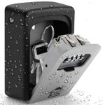 DSL Key Safe Wall Mounted Waterproof Outdoor 4 digit Combination Key Box Lockbox