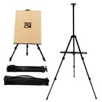 Studio Artists Easel Art Craft Metal 160cm Tripod Display Easels Arts & Crafts