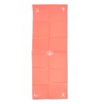 Avon Non Slip Yoga Mat Red Large With Guidelines Eco Friendly Fitness Exercise