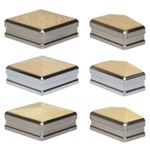 Solution Newel Cap 90mm Chrome/Nickel & Walnut Oak Hemlock White Primed Pine