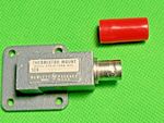 HP P487B Thermistor Mount. Negative 100 Ohms. WR62 Waveguide - BNC. For HP 430?