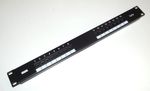Cat5e UTP RJ45 16 Port / Way Patch Panel 1u Rackmounting - for 19" Cabinets