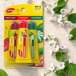 Carmex Assorted  Moisturizing Medicated Lip Balm 3 Pack 10g -SPF-15. USA IMPORT